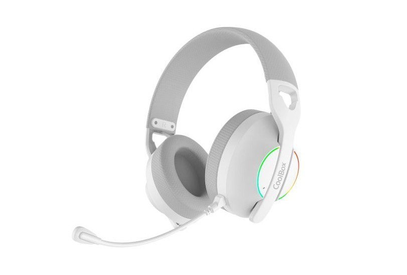 AUSCULTADORES SEM FIOS WB01 BRANCO COOLBOX com microfone