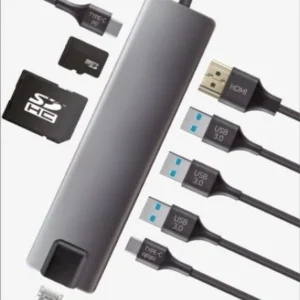 MINIDOCK COOLBOX 9 PORTAS USB-C HDMI RJ45