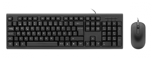 COMBO TECLADO + RATO COM FIOS COOLBOX 02UPT - NOVO