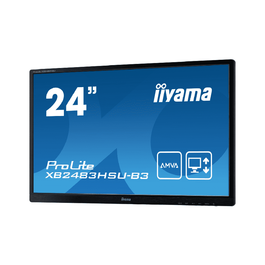 MONITOR IIYAMA 24'' XB2483 LED 16:9 1920x1080 VGA+DP+HDMI FRAMELESS - Image 2